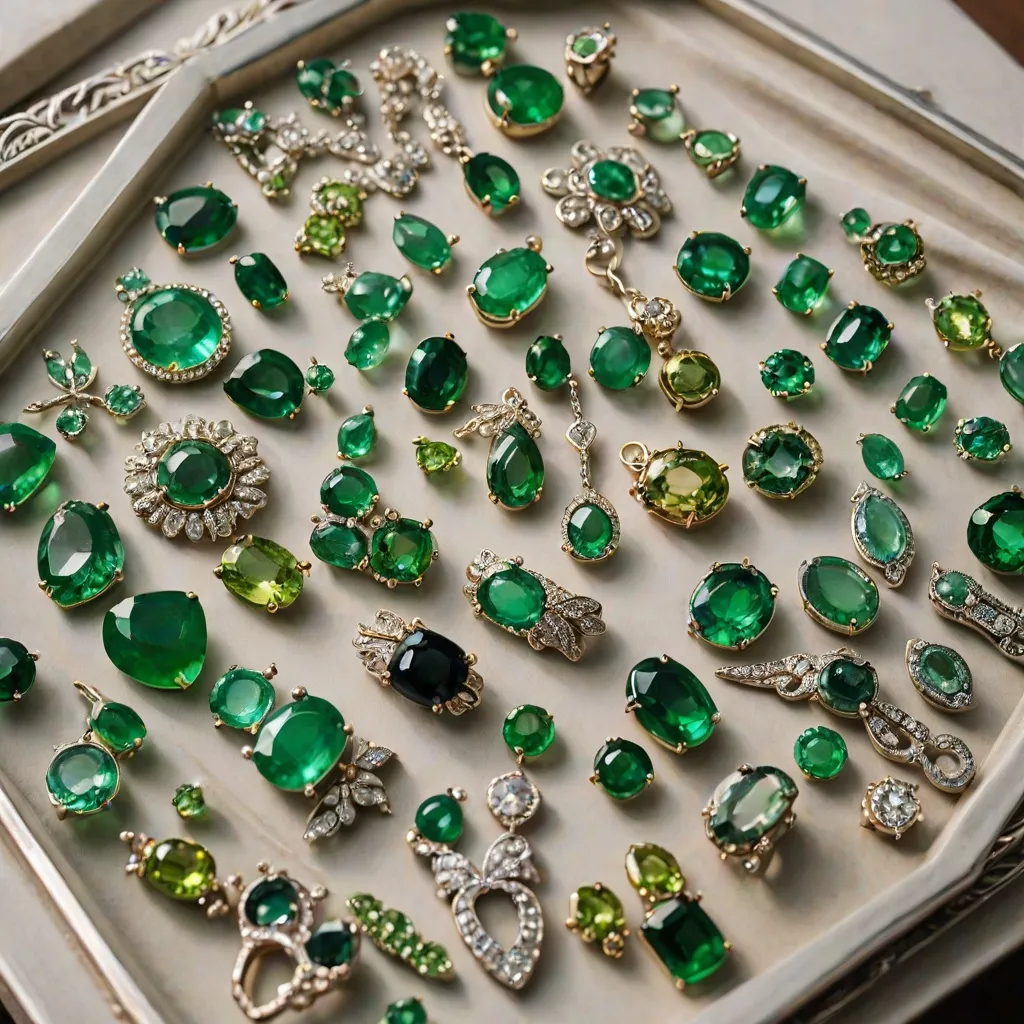 Zielone kamienie w biżuterii – jak dopasować je do modnych ubrań?