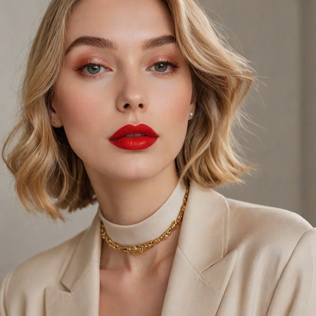 Czerwone usta i minimalistyczna stylizacja – jak osiągnąć efekt wow?
