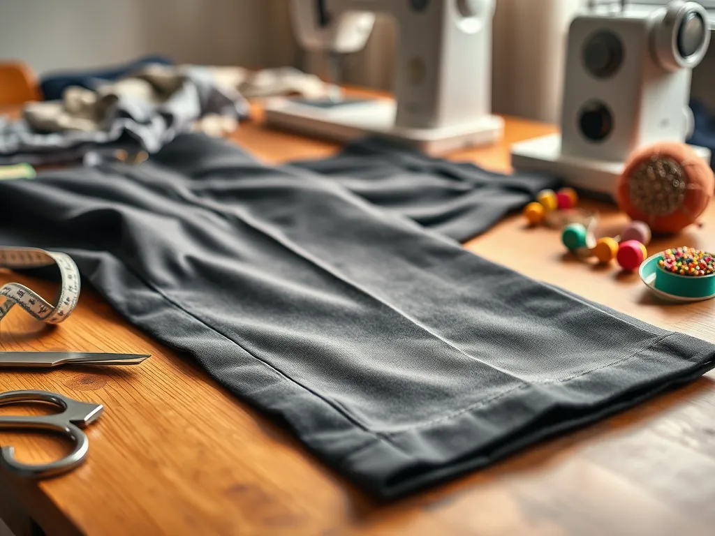 Jak zwęzić spodnie na całej długości?