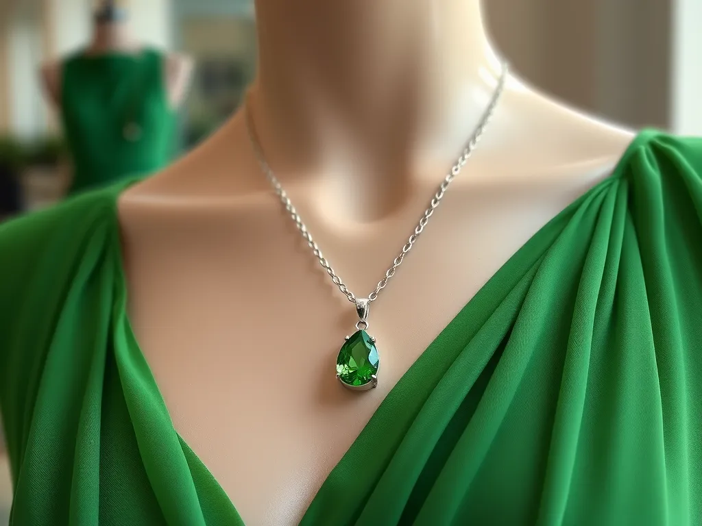 Jaka biżuteria do zielonej sukienki?