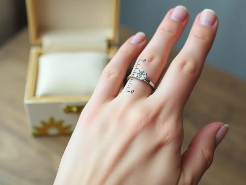 Jak zmierzyć palec na pierścionek?