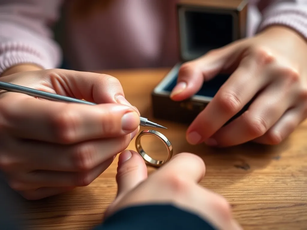 Jak zmniejszyć pierścionek w domu?