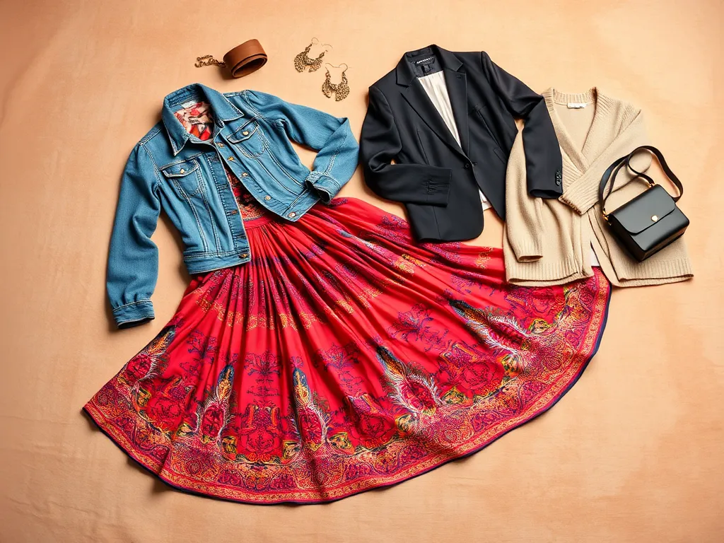 Jaka kurtka do długiej spódnicy?