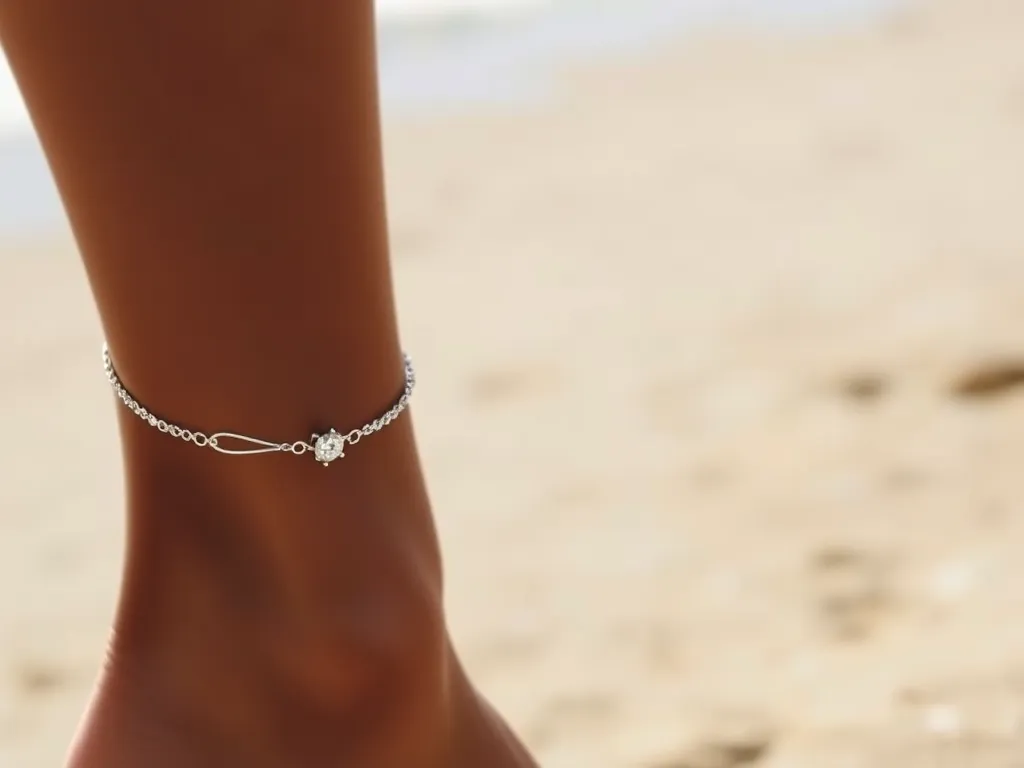 Na której nodze nosi się łańcuszek?