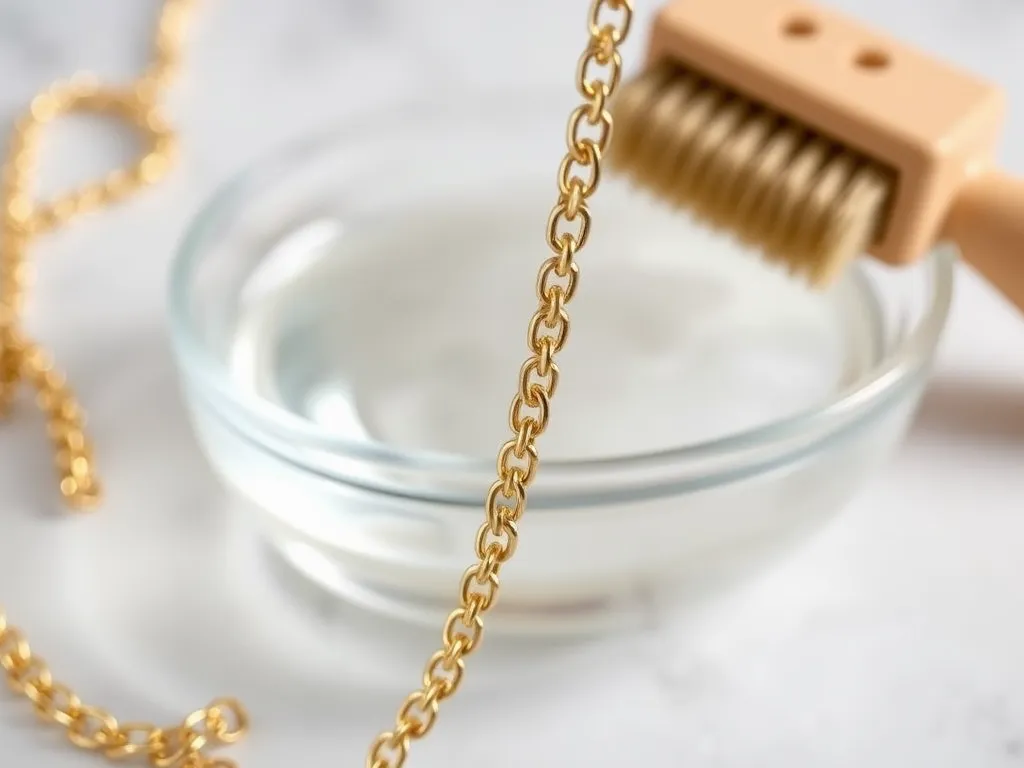 Jak wyczyścić złoty łańcuszek?