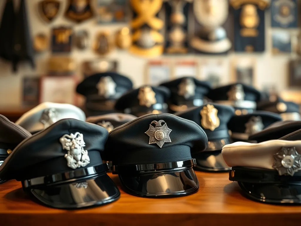 Czapki policyjne rodzaje: poznaj różnorodność i ich funkcje