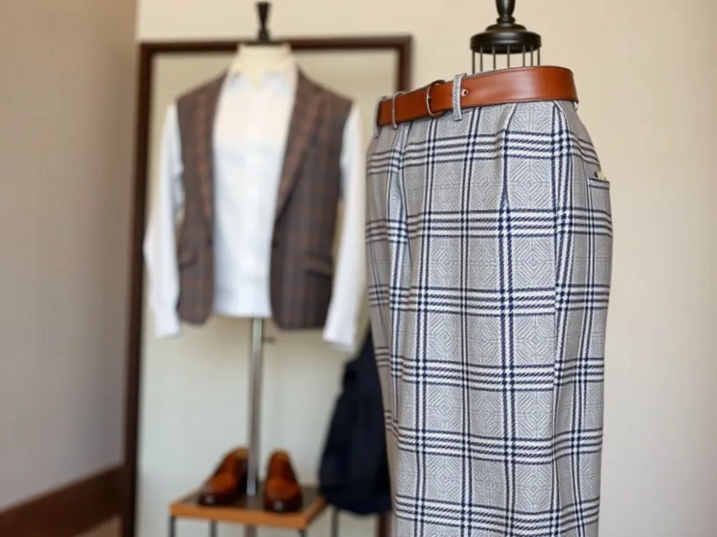 Spodnie w kratę męskie – stylizacje na każdą okazję