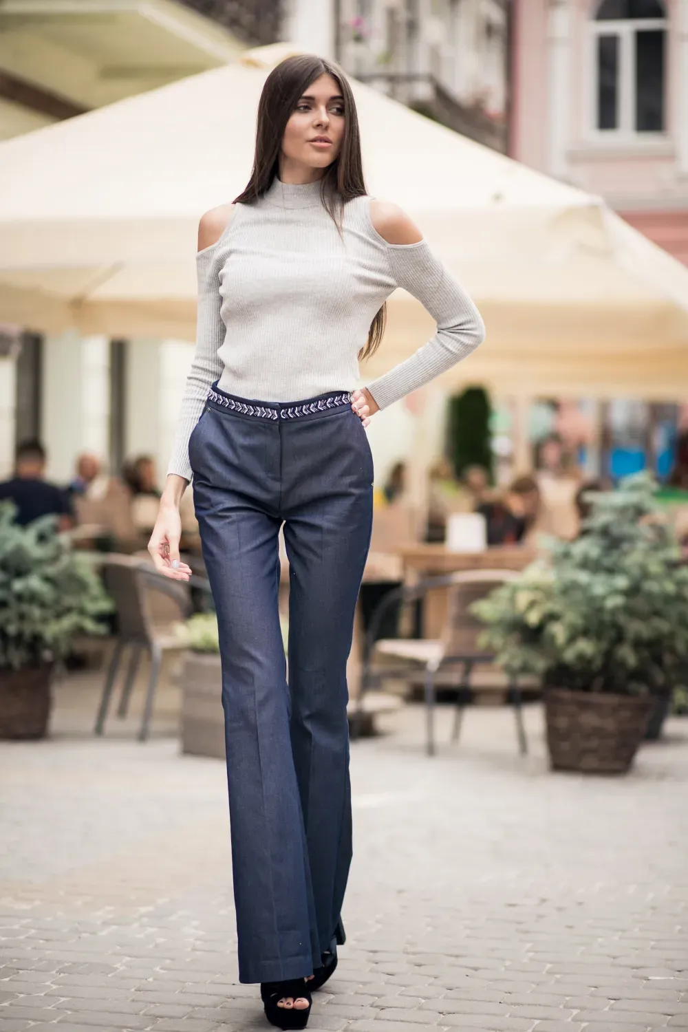 Buty do jeansów flare